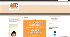 Desktop Screenshot of mujeresconstruyendo.com